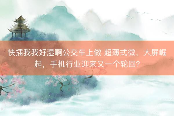 快插我我好湿啊公交车上做 超薄式微、大屏崛起，手机行业迎来又一个轮回？