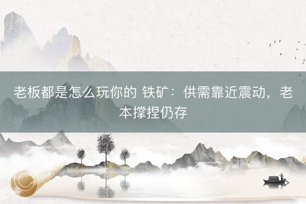 老板都是怎么玩你的 铁矿：供需靠近震动，老本撑捏仍存