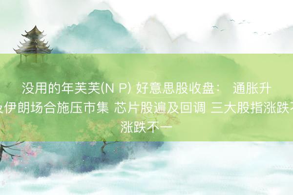 没用的年芙芙(N P) 好意思股收盘： 通胀升温及伊朗场合施压市集 芯片股遍及回调 三大股指涨跌不一